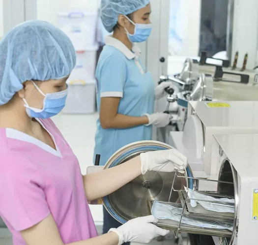 Phòng vô trùng phải riêng biệt và sạch sẽ