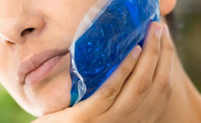 Có thể sử dụng túi chườm lạnh thay vì dùng đá