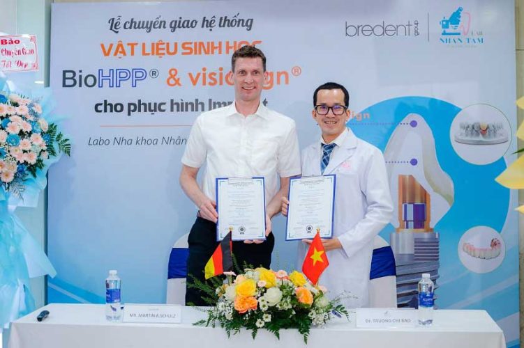 Buổi chuyển giao vật liệu sinh học BioHPP và và Vision.lign tại Labo Implant Center