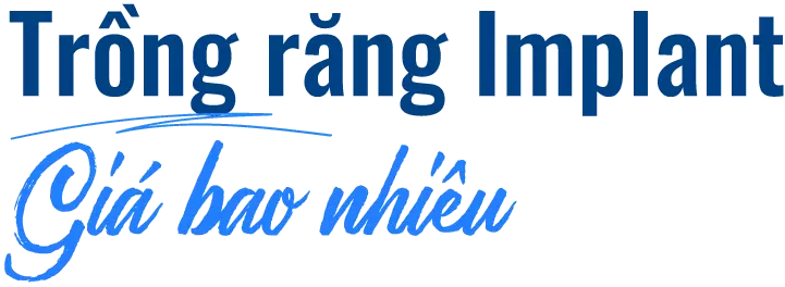 Trồng răng Implant giá bao nhiêu