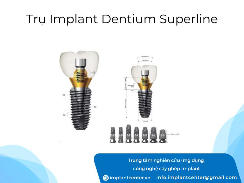 Trụ Implant Dentium Superline