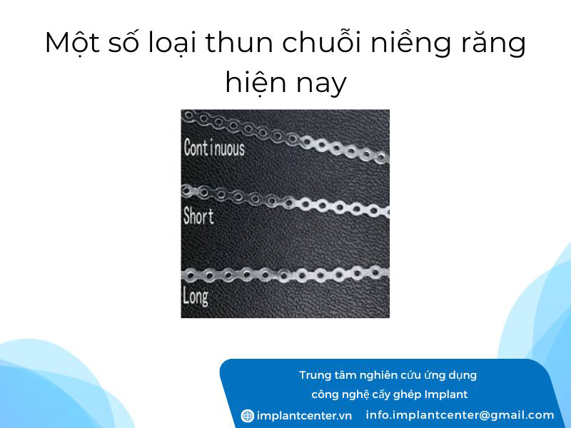 Một số loại thun chuỗi niềng răng hiện nay